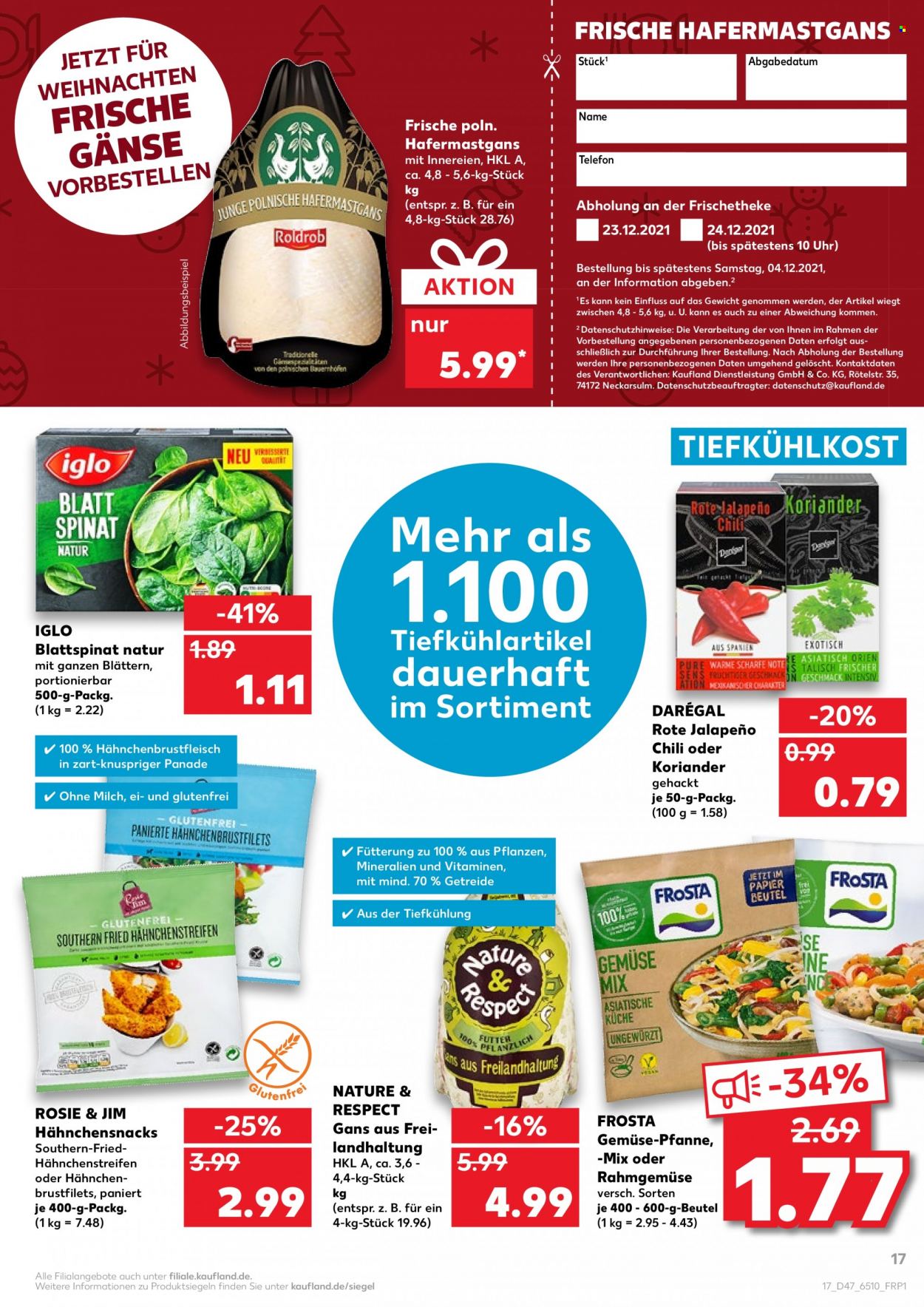 Kaufland Prospekte  - 25.11.2021 - 1.12.2021. Seite 17