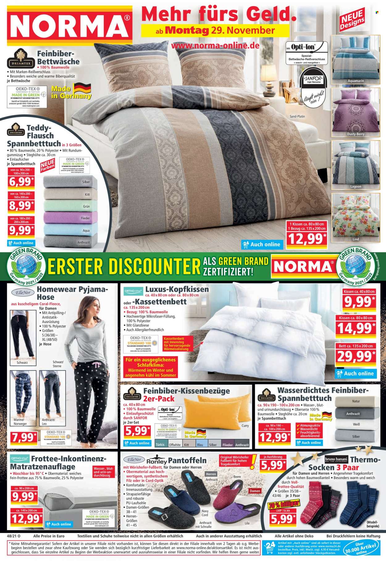 Norma Prospekte  - 29.11.2021 - 5.12.2021. Seite 1