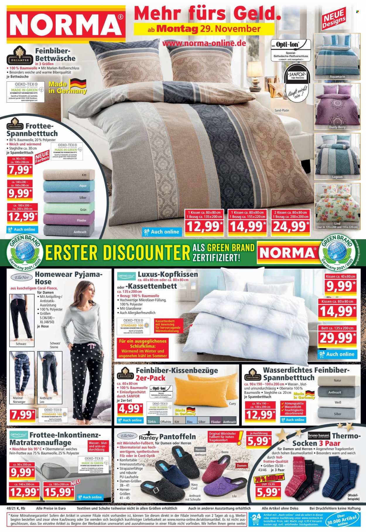 Norma Prospekte  - 29.11.2021 - 5.12.2021. Seite 1