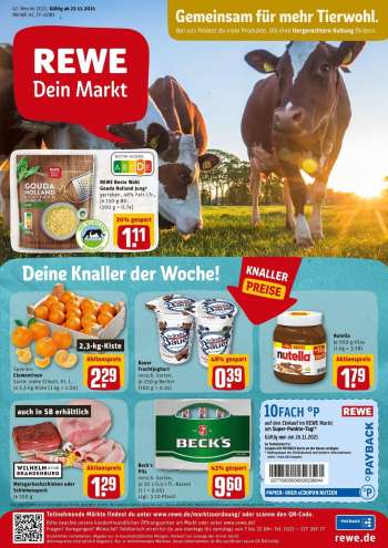Prospekte REWE - 22.11.2021 - 27.11.2021.