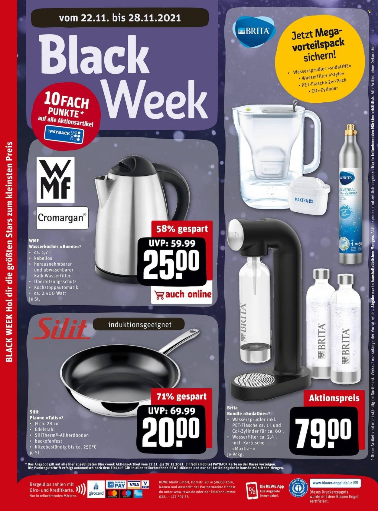 REWE Prospekte  - 22.11.2021 - 27.11.2021. Seite 23