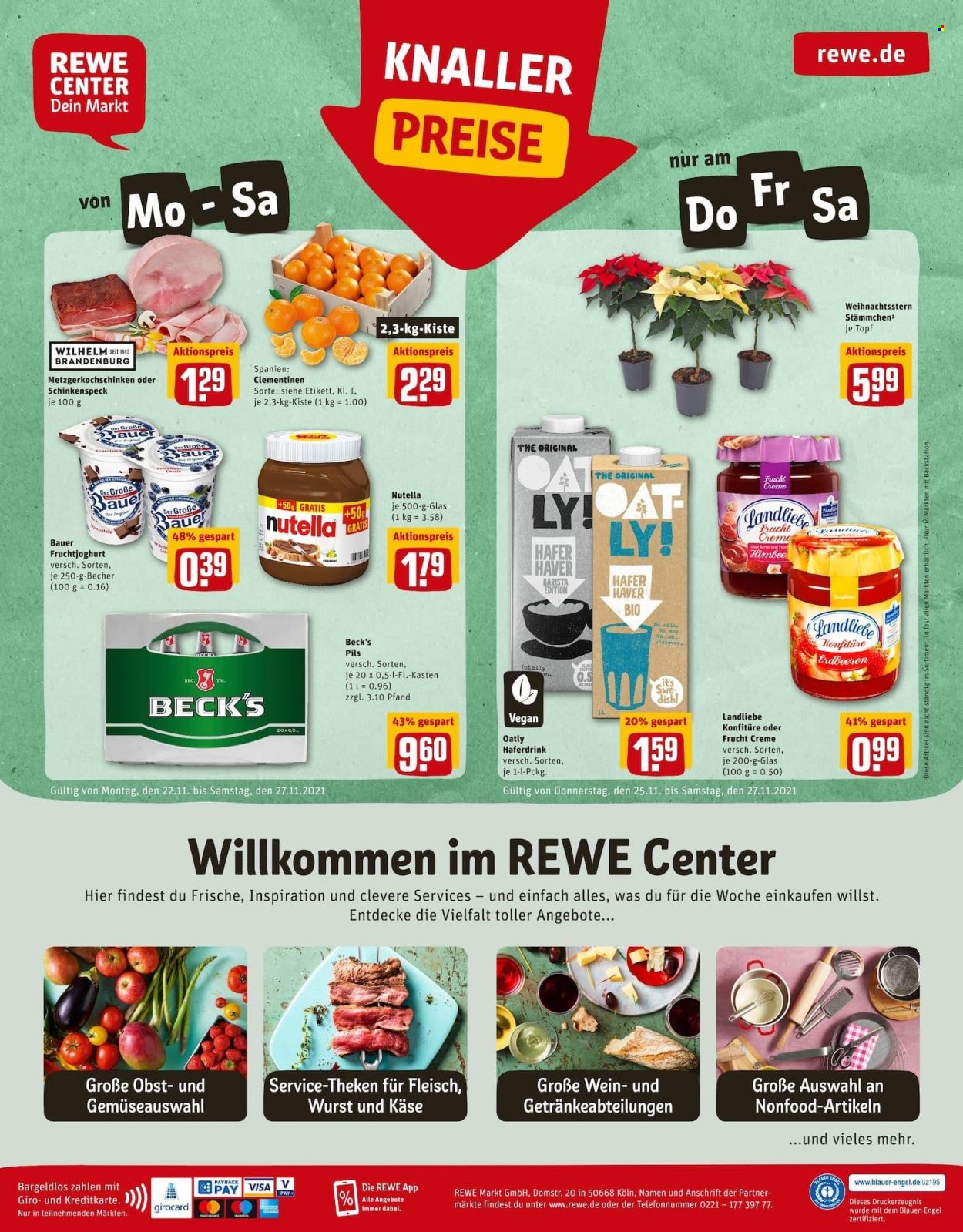 REWE Prospekte  - 22.11.2021 - 27.11.2021. Seite 24