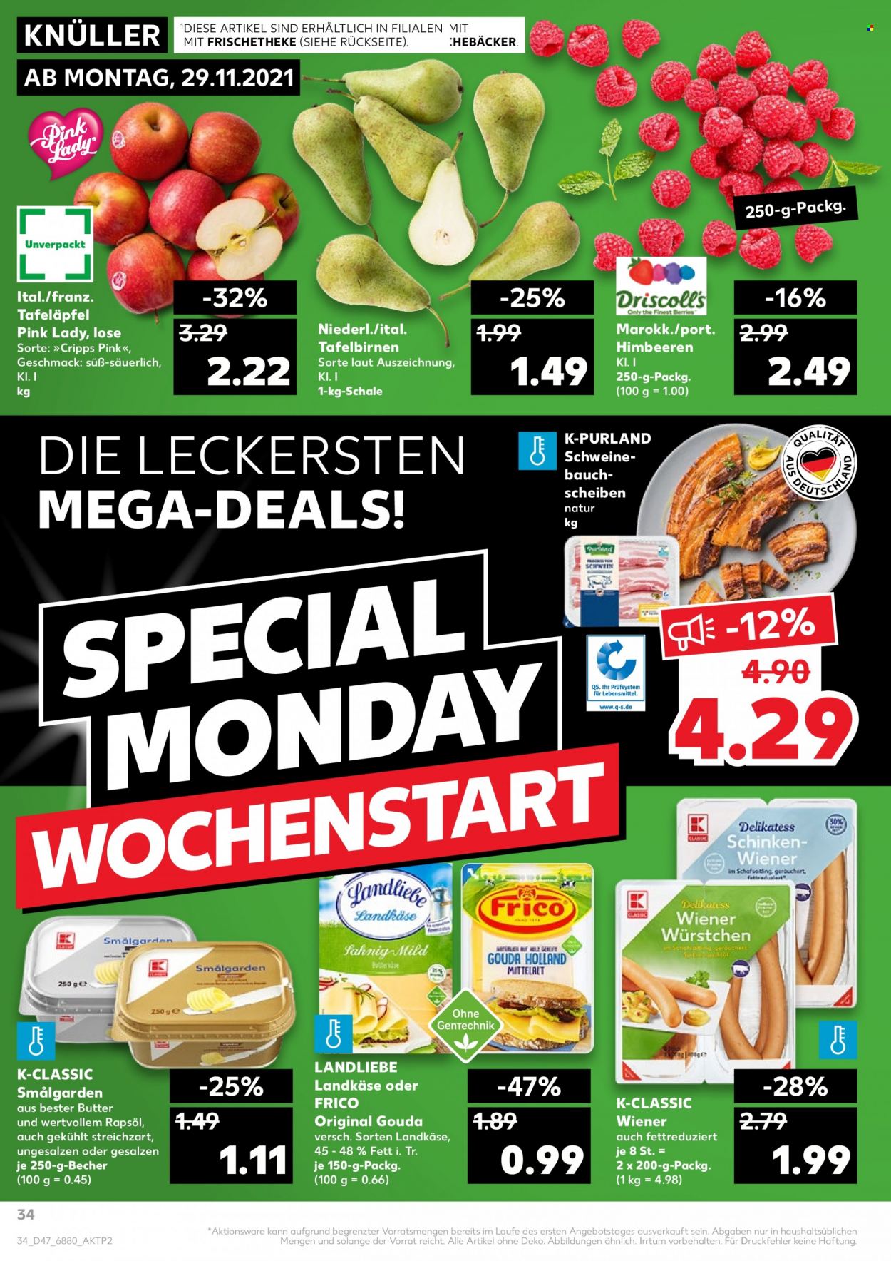 Kaufland Prospekte  - 25.11.2021 - 1.12.2021. Seite 38