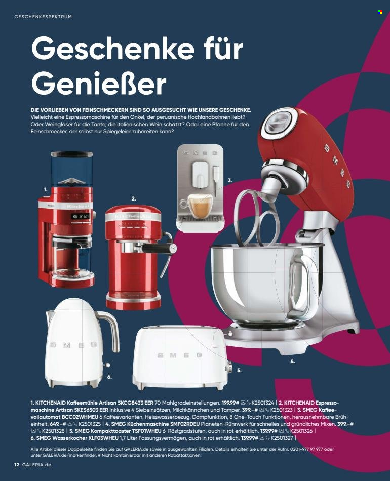 GALERIA Karstadt Kaufhof Prospekte  - 15.11.2021 - 24.12.2021. Seite 12