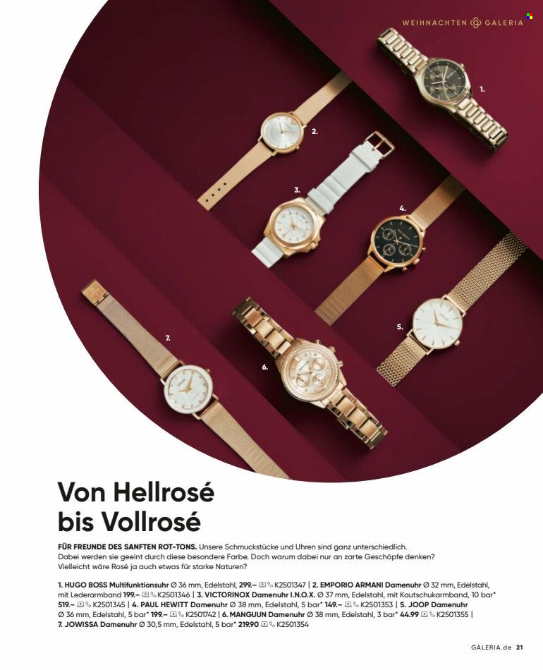 GALERIA Karstadt Kaufhof Prospekte  - 15.11.2021 - 24.12.2021. Seite 21