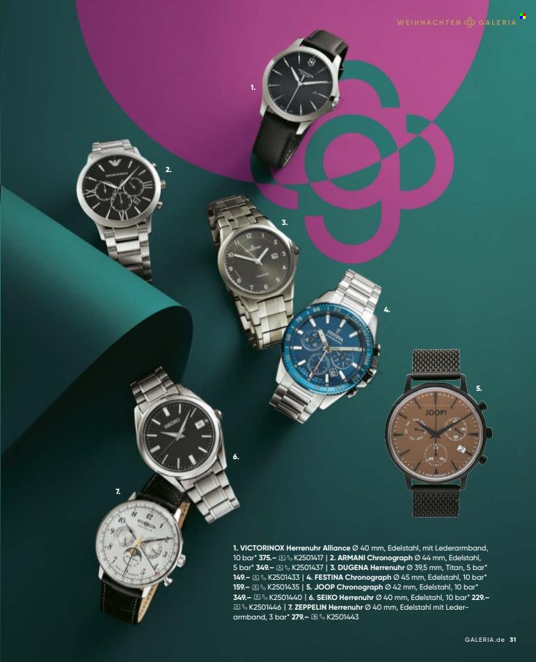 GALERIA Karstadt Kaufhof Prospekte  - 15.11.2021 - 24.12.2021. Seite 31