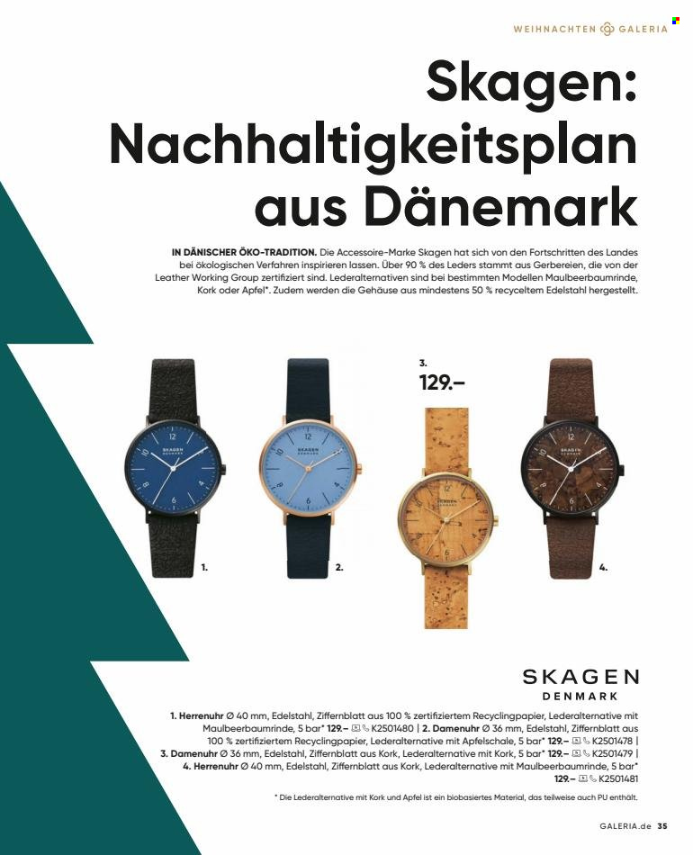 GALERIA Karstadt Kaufhof Prospekte  - 15.11.2021 - 24.12.2021. Seite 35