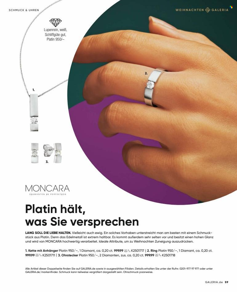 GALERIA Karstadt Kaufhof Prospekte  - 15.11.2021 - 24.12.2021. Seite 59