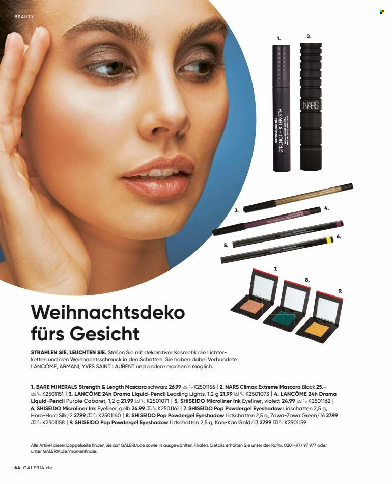 GALERIA Karstadt Kaufhof Prospekte  - 15.11.2021 - 24.12.2021. Seite 64