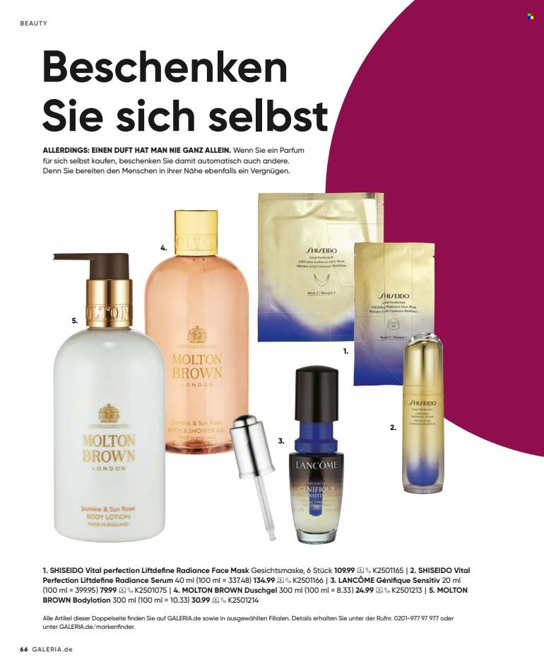 GALERIA Karstadt Kaufhof Prospekte  - 15.11.2021 - 24.12.2021. Seite 66