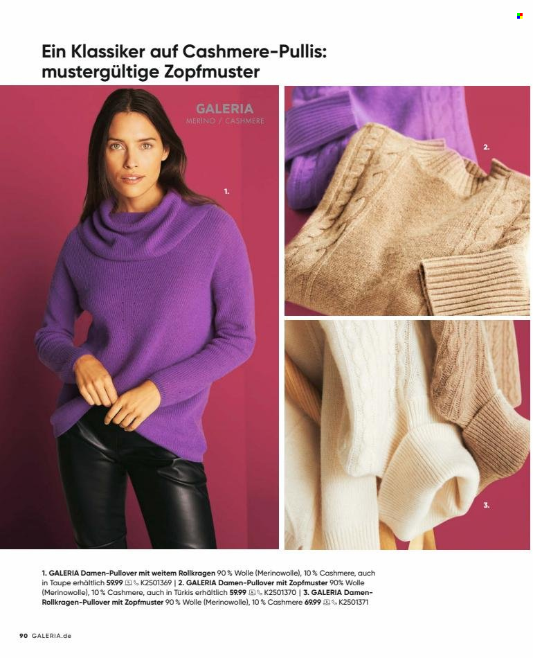 GALERIA Karstadt Kaufhof Prospekte  - 15.11.2021 - 24.12.2021. Seite 90