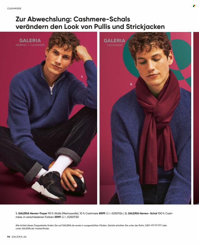 GALERIA Karstadt Kaufhof Prospekte  - 15.11.2021 - 24.12.2021. Seite 94