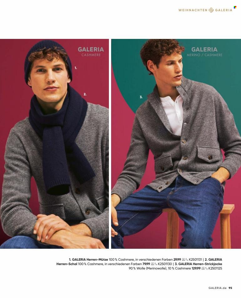 GALERIA Karstadt Kaufhof Prospekte  - 15.11.2021 - 24.12.2021. Seite 95