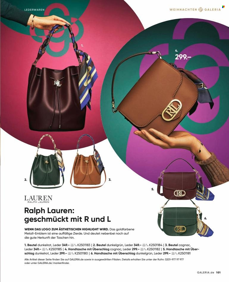 GALERIA Karstadt Kaufhof Prospekte  - 15.11.2021 - 24.12.2021. Seite 101