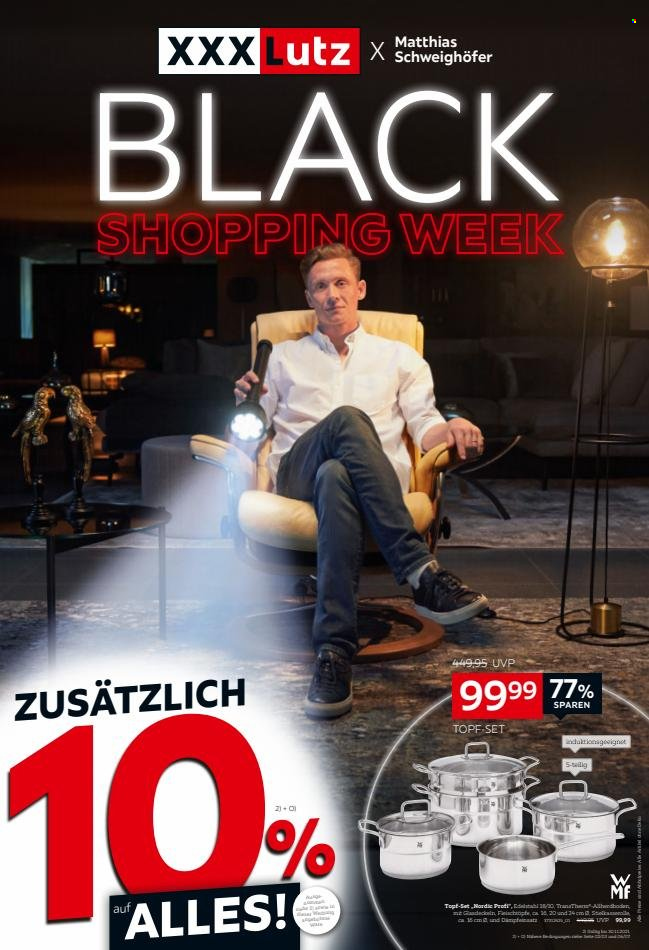 XXXLutz Prospekte  - 22.11.2021 - 5.12.2021. Seite 1