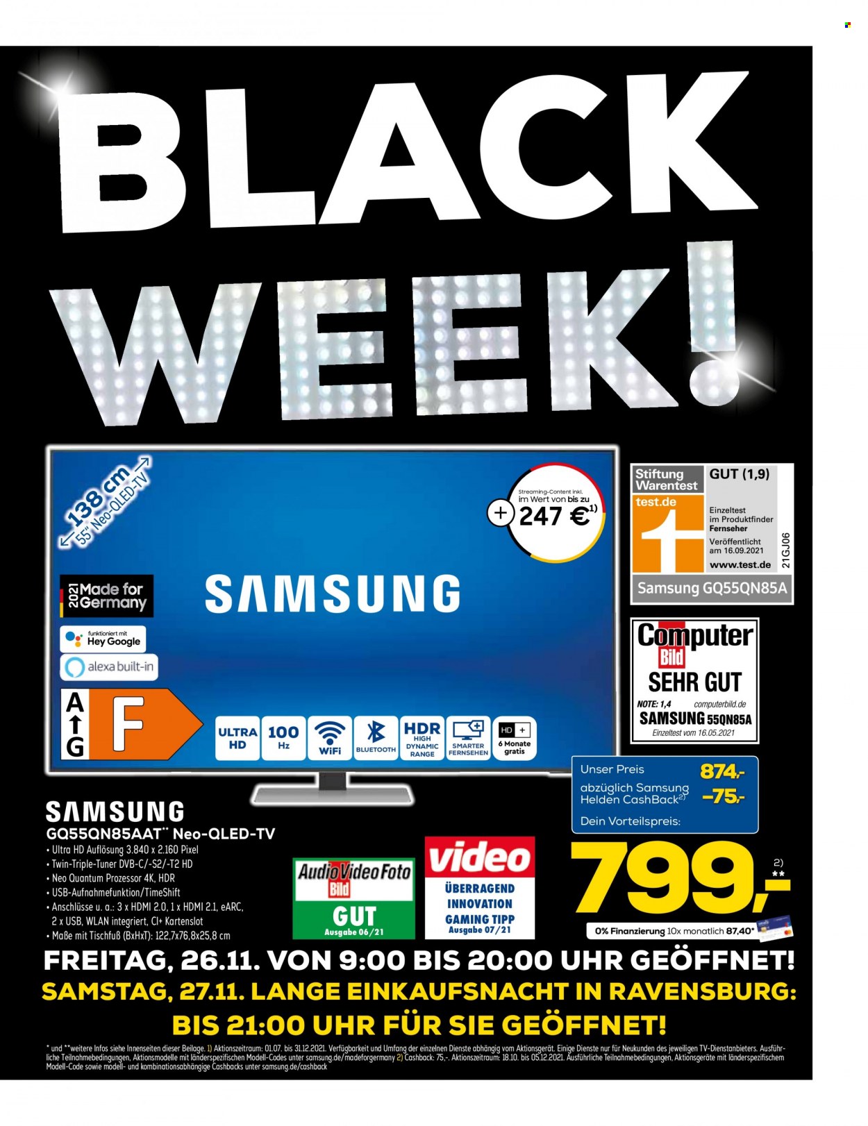 Euronics Prospekte  - 24.11.2021 - 30.11.2021. Seite 1