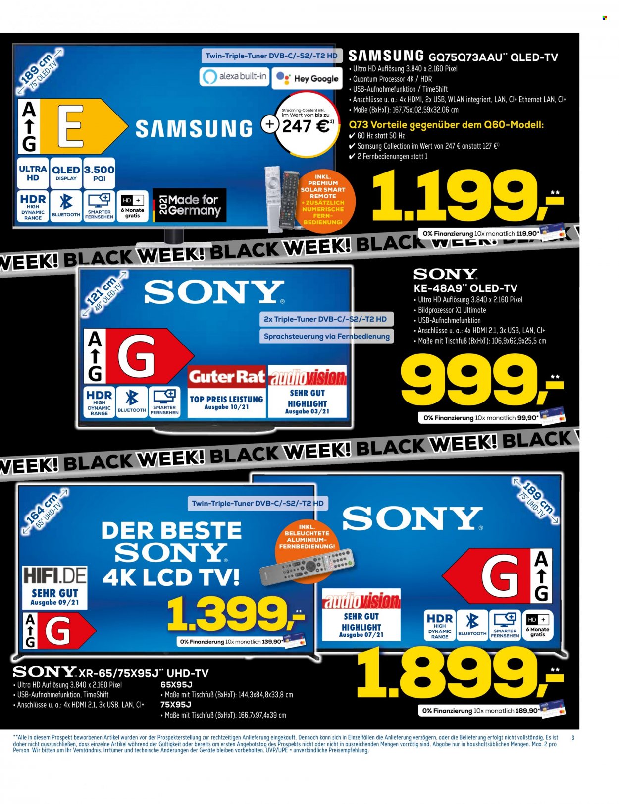 Euronics Prospekte  - 24.11.2021 - 30.11.2021. Seite 3