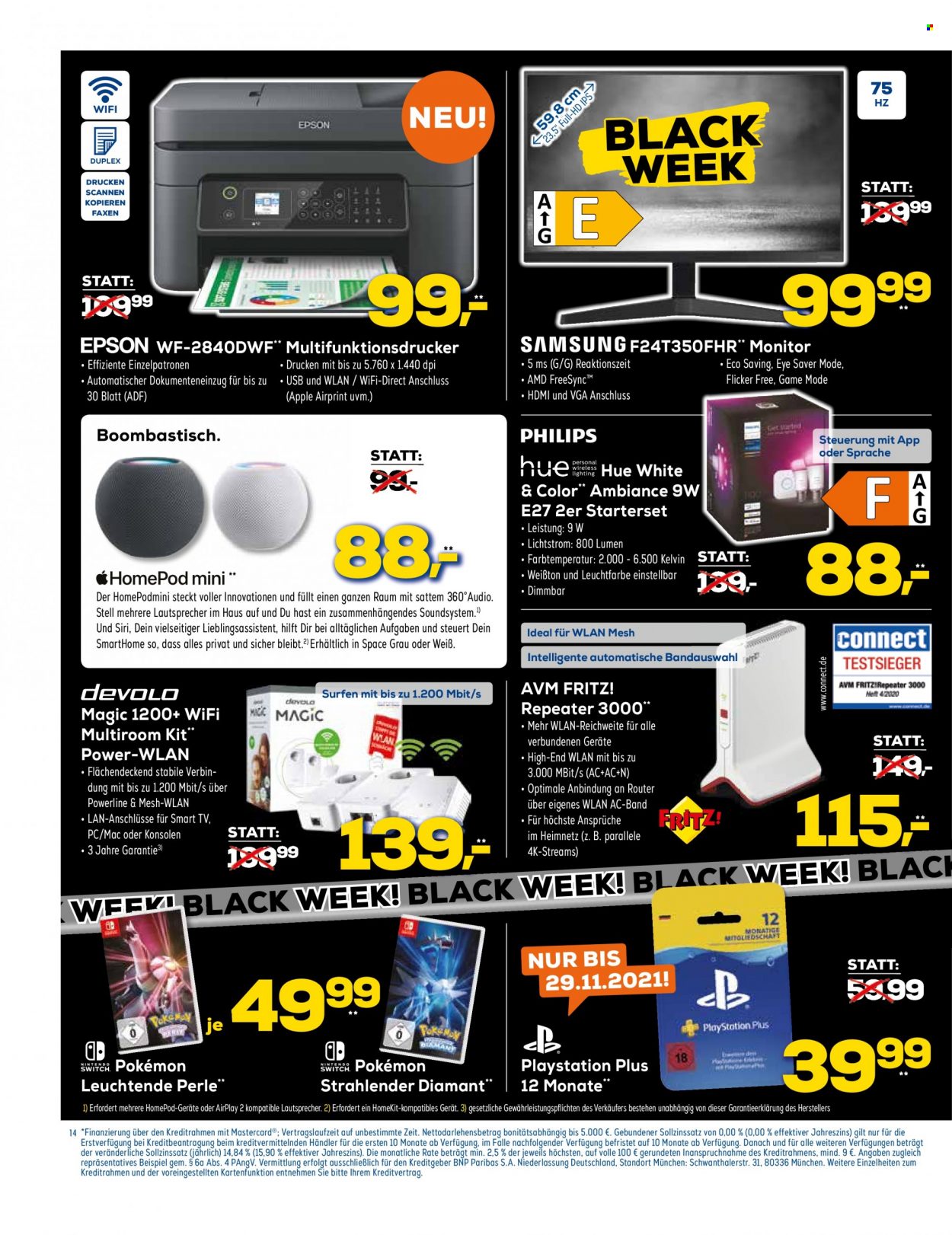 Euronics Prospekte  - 24.11.2021 - 30.11.2021. Seite 14