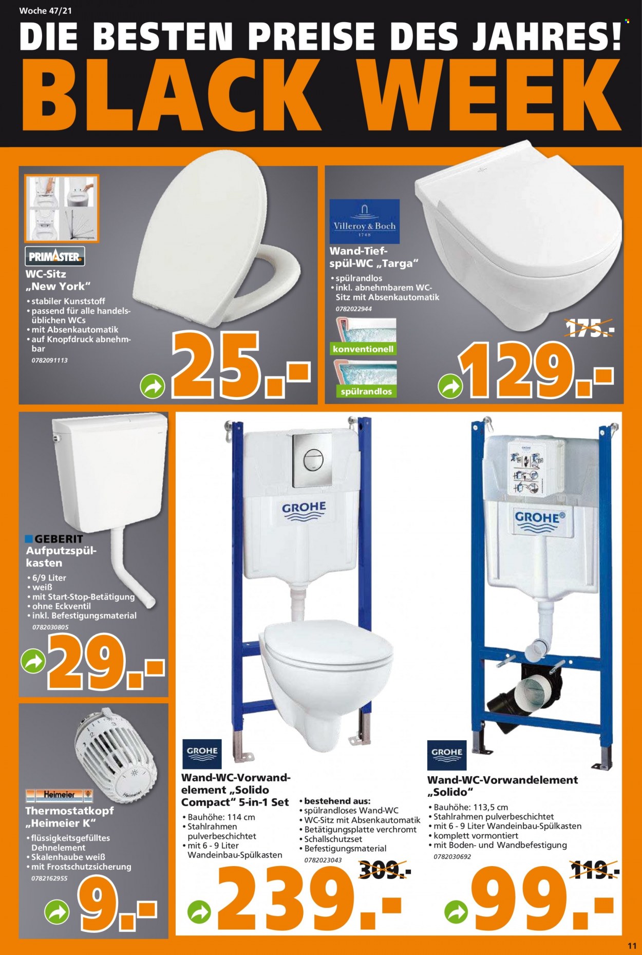 Globus Baumarkt Prospekte  - 23.11.2021 - 30.11.2021. Seite 11