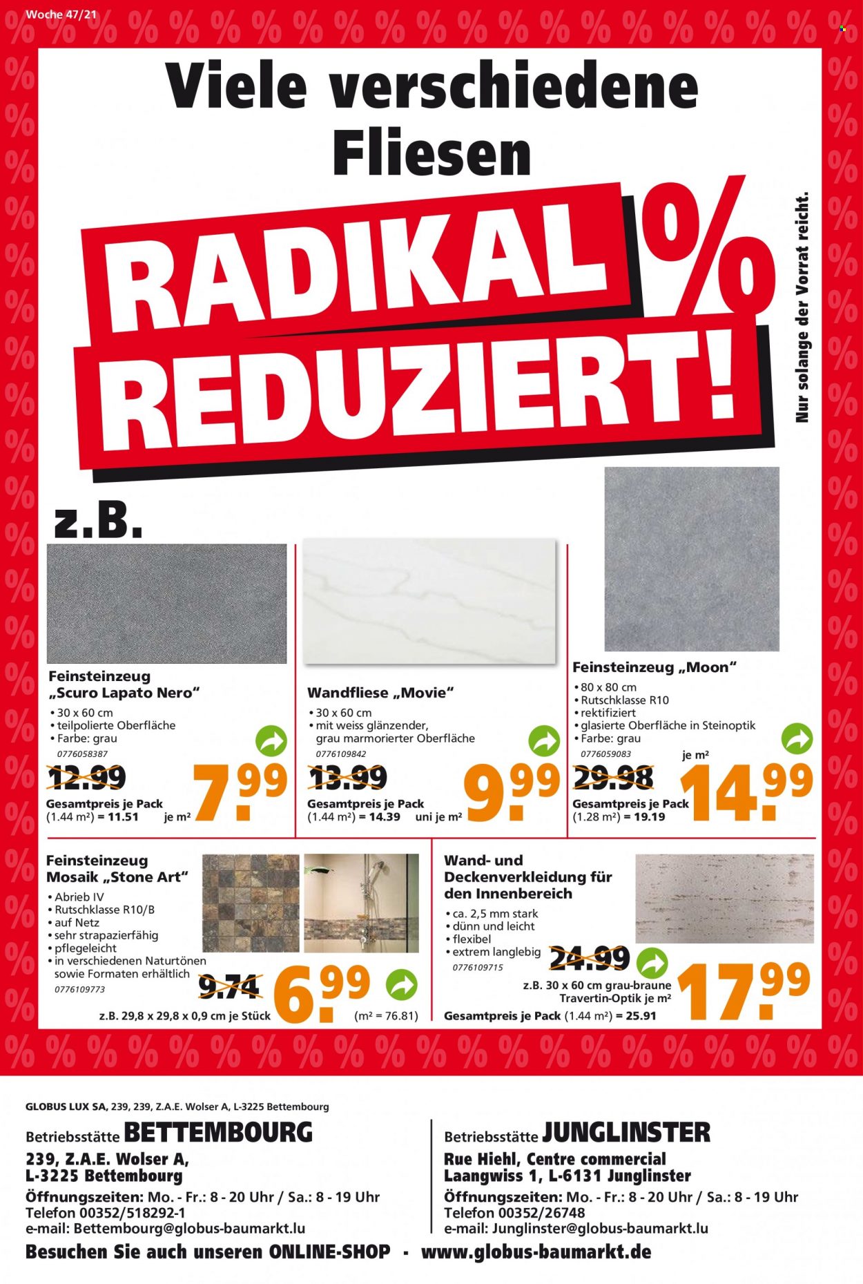 Globus Baumarkt Prospekte  - 23.11.2021 - 30.11.2021. Seite 18