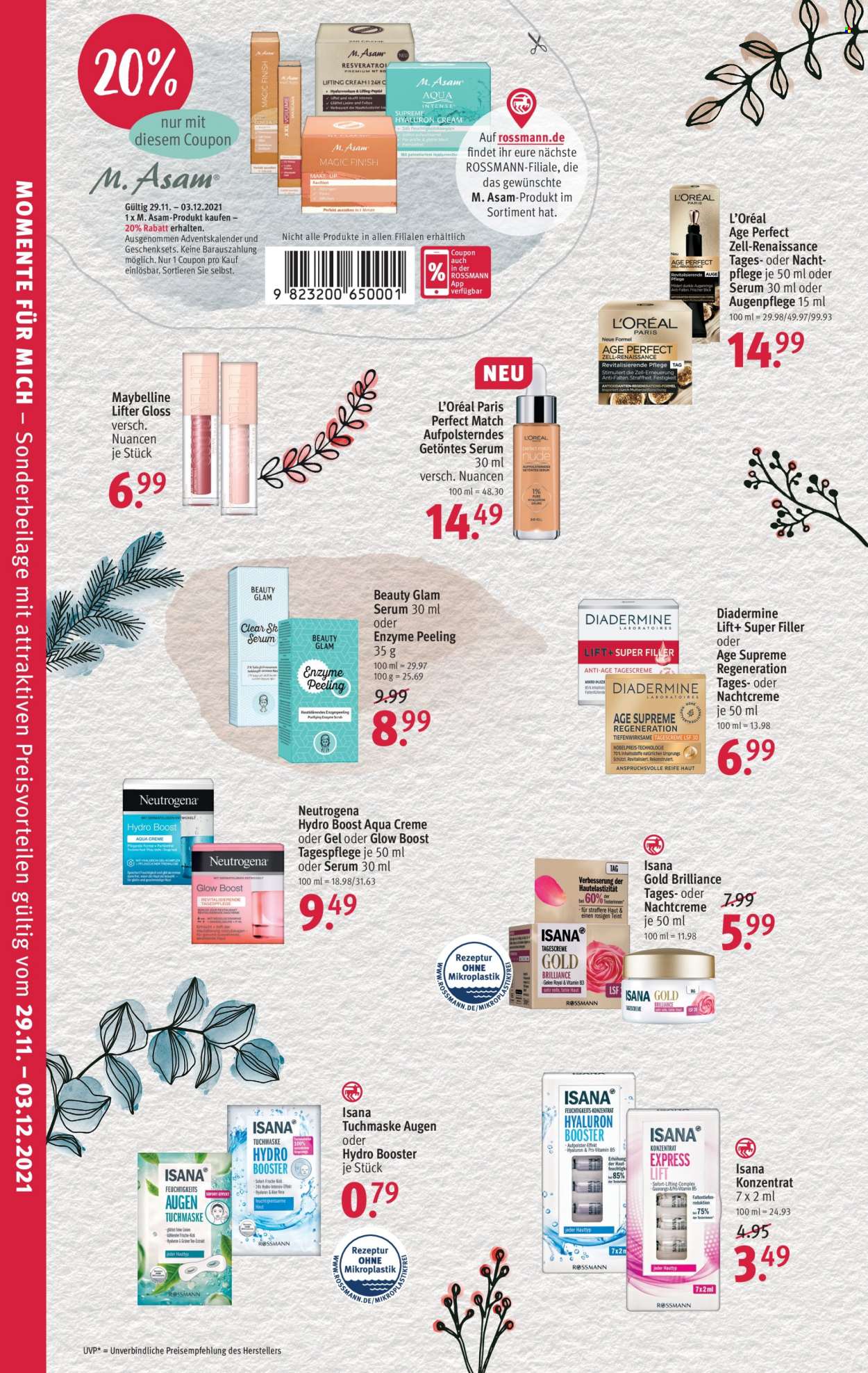 Rossmann Prospekte  - 29.11.2021 - 3.12.2021. Seite 10