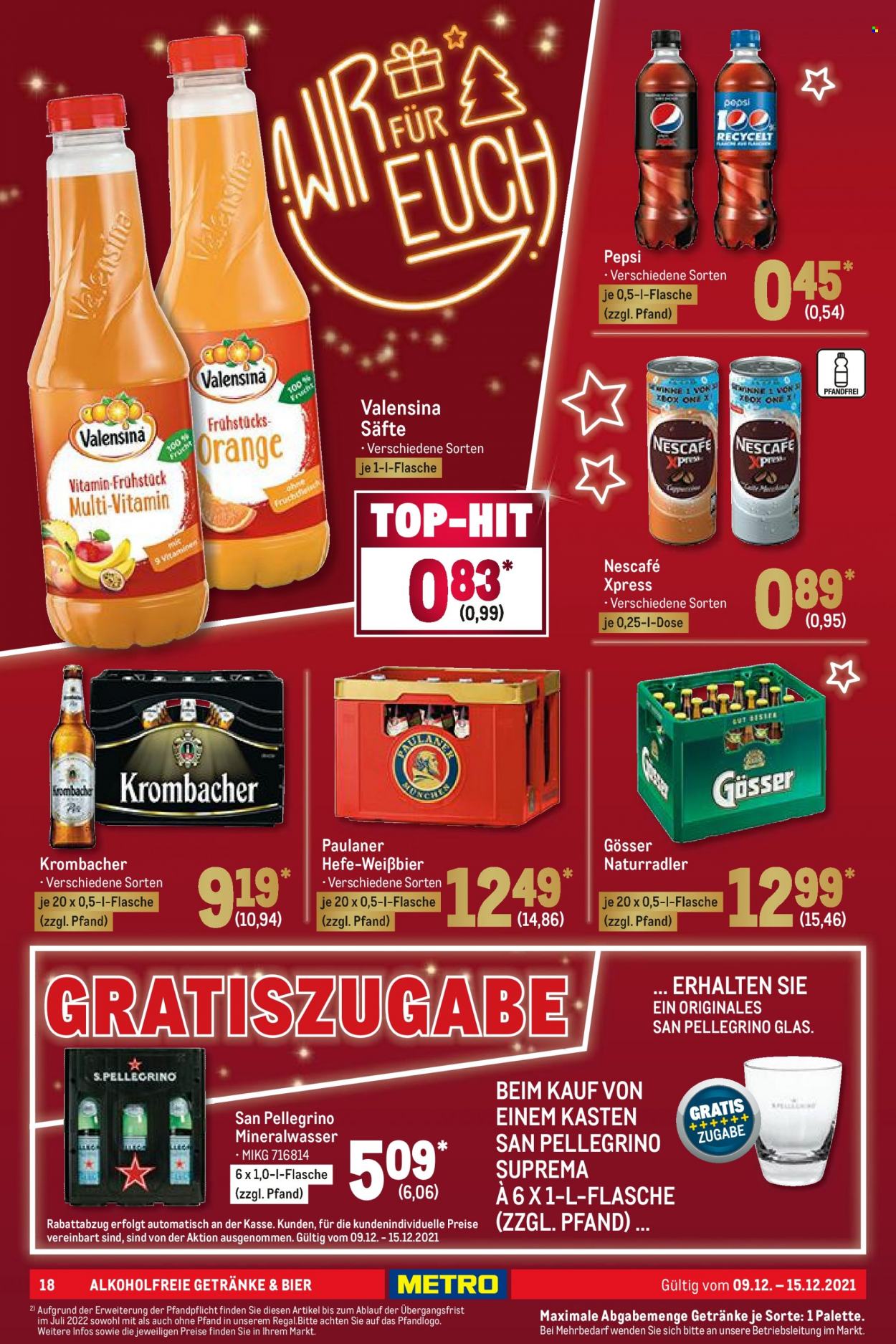 Metro Prospekte  - 9.12.2021 - 15.12.2021. Seite 18