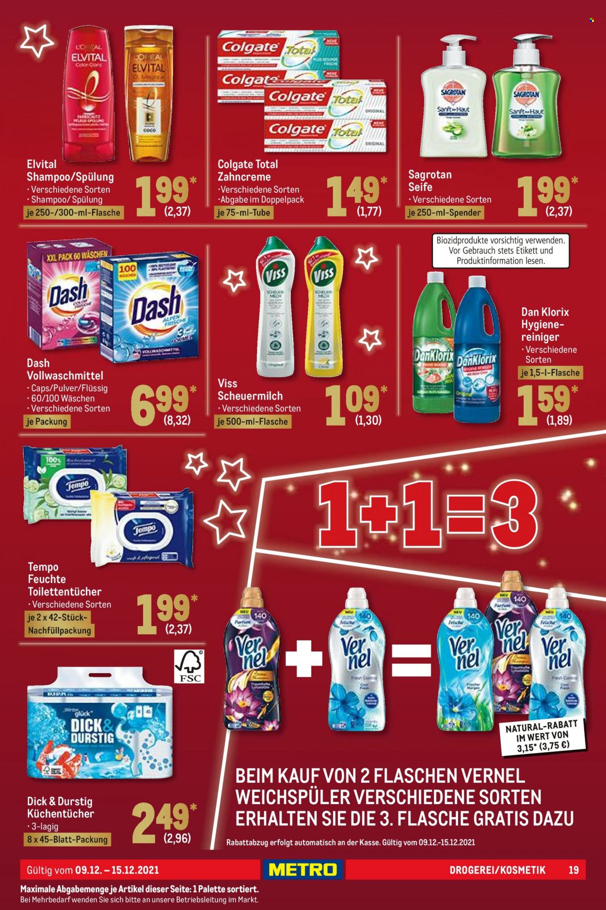 Metro Prospekte  - 9.12.2021 - 15.12.2021. Seite 19