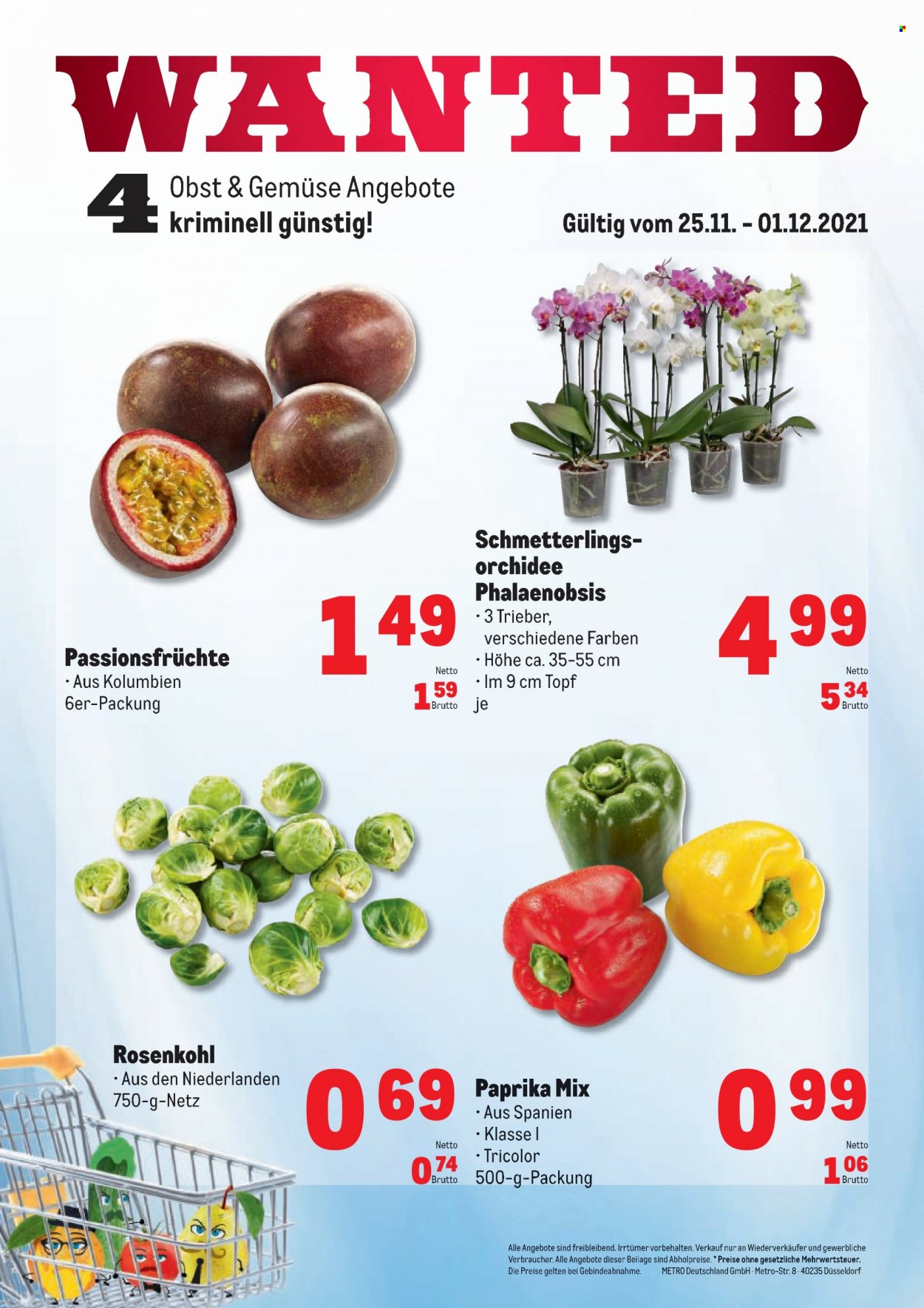Metro Prospekte  - 25.11.2021 - 1.12.2021. Seite 1