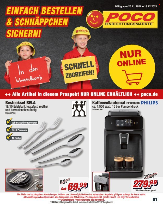 Poco Prospekte  - 25.11.2021 - 18.12.2021. Seite 1