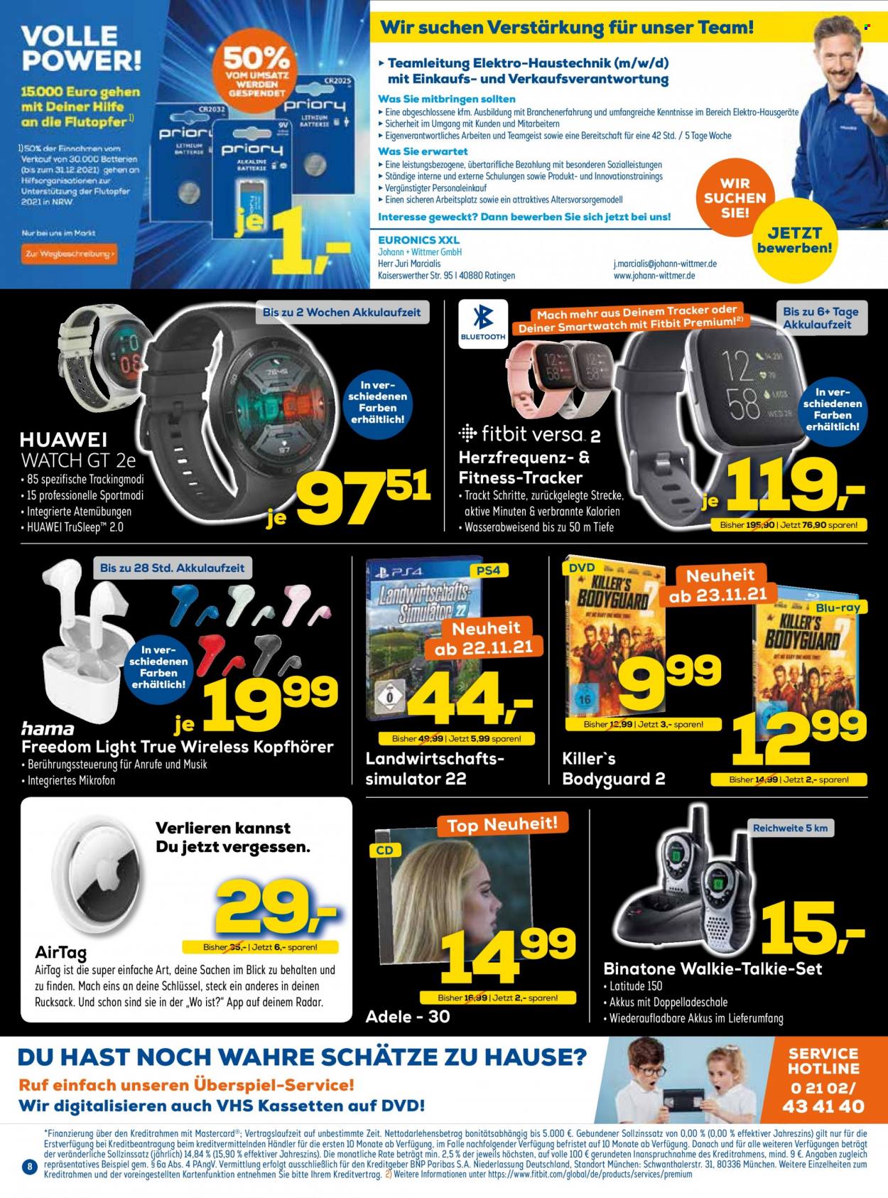 Euronics Prospekte  - 24.11.2021 - 30.11.2021. Seite 8