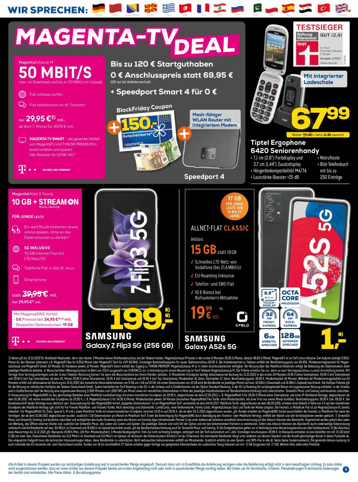 Euronics Prospekte  - 24.11.2021 - 30.11.2021. Seite 9