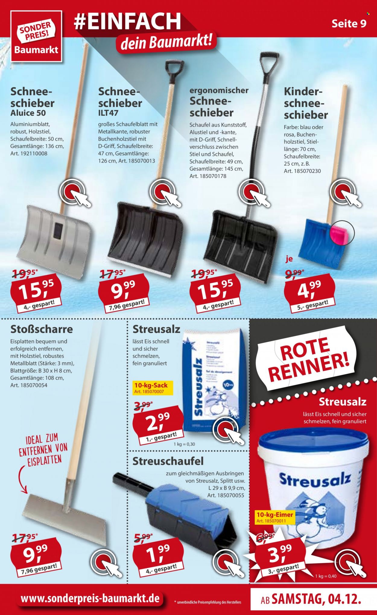 Sonderpreis-Baumarkt Prospekte  - 4.12.2021 - 10.12.2021. Seite 9