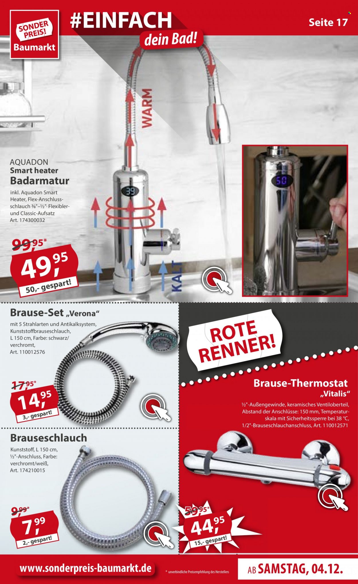 Sonderpreis-Baumarkt Prospekte  - 4.12.2021 - 10.12.2021. Seite 17