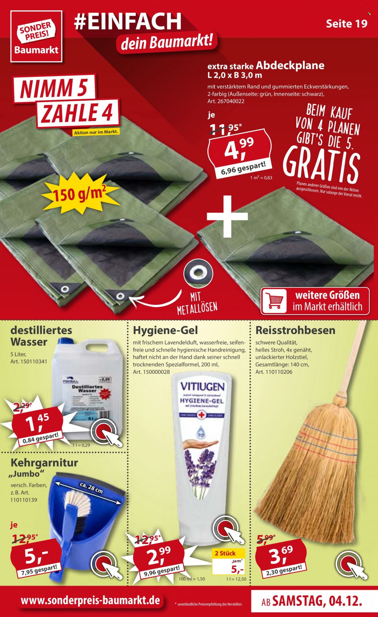 Sonderpreis-Baumarkt Prospekte  - 4.12.2021 - 10.12.2021. Seite 19