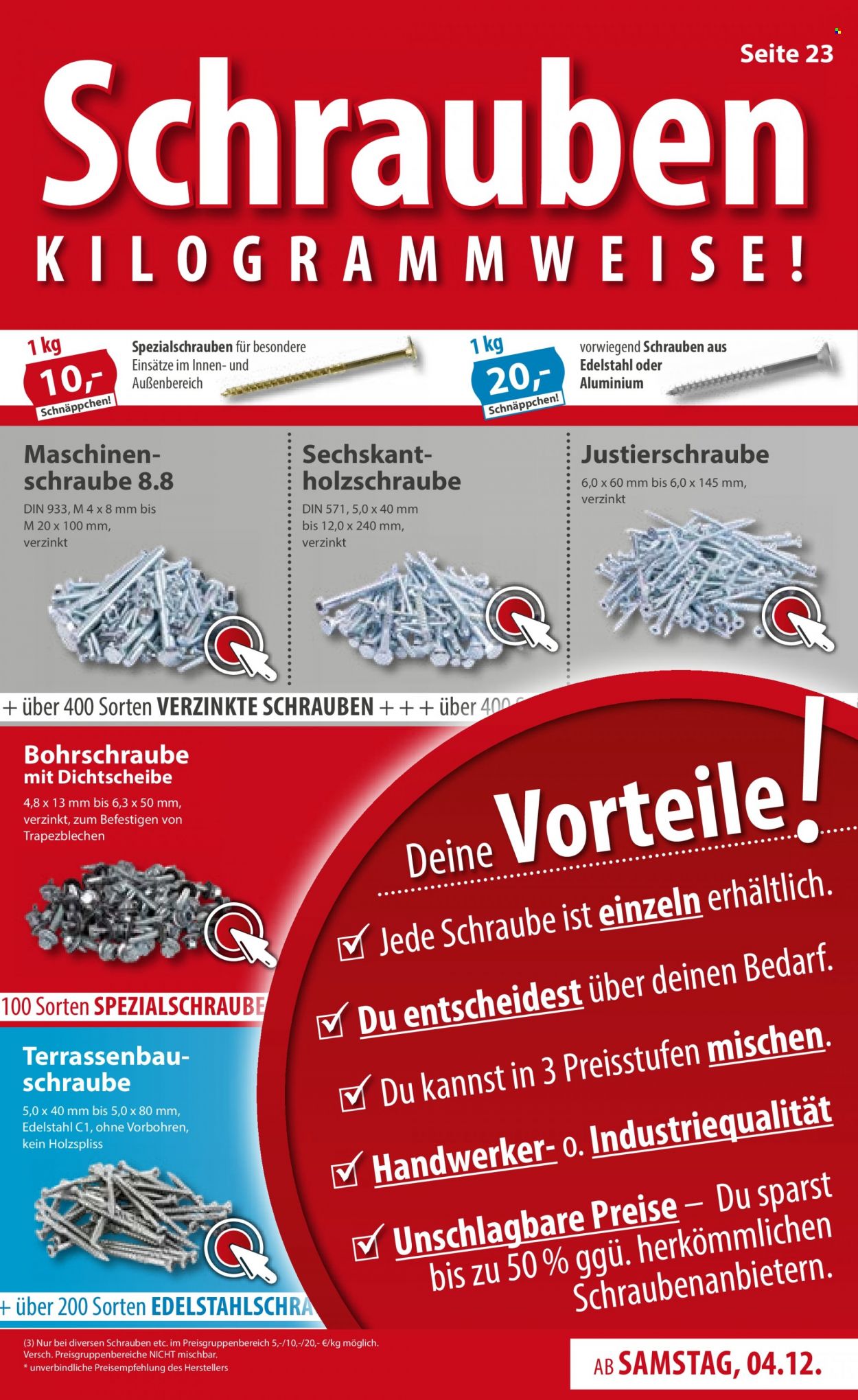 Sonderpreis-Baumarkt Prospekte  - 4.12.2021 - 10.12.2021. Seite 23