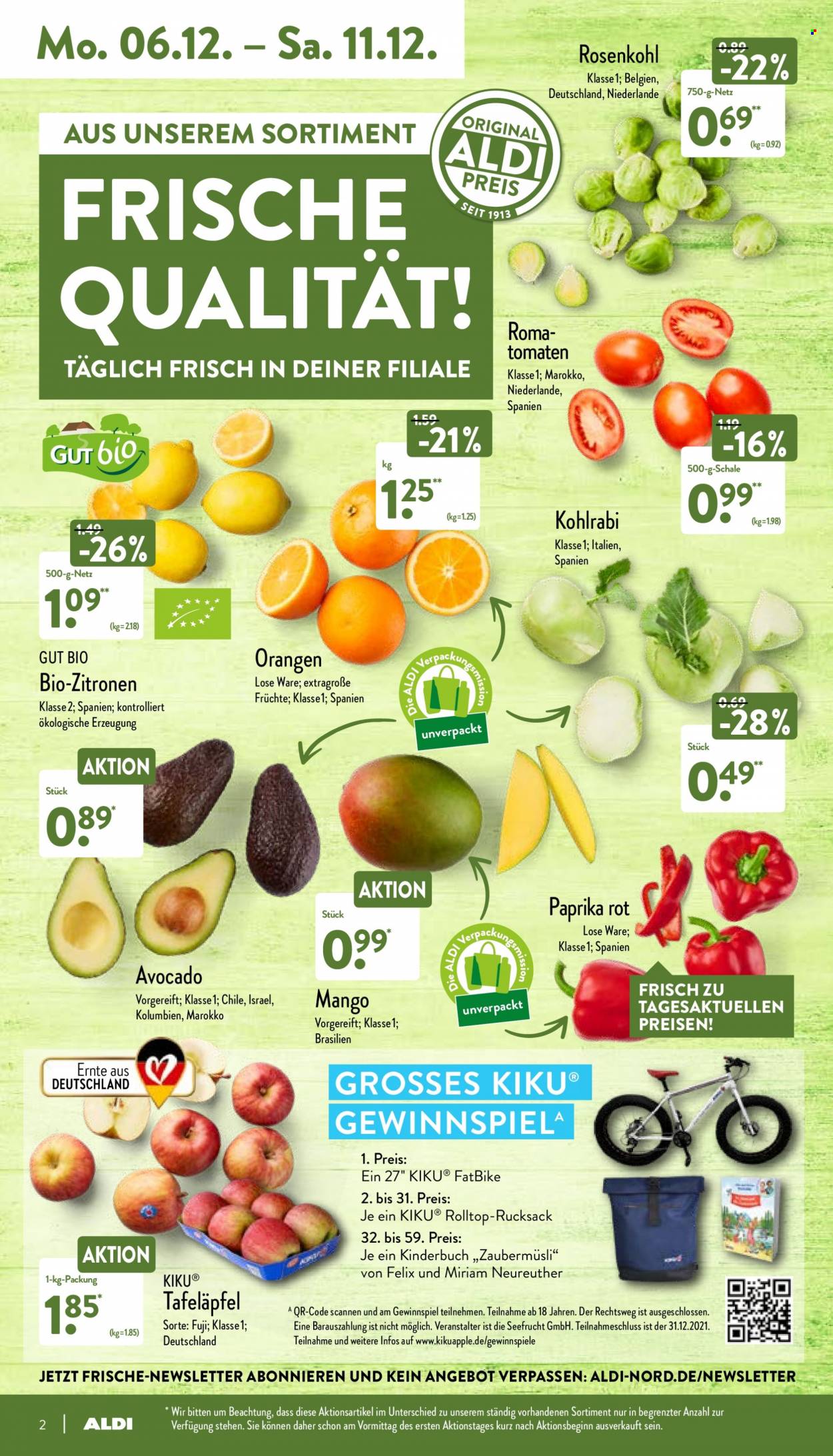 ALDI Nord Prospekte  - 6.12.2021 - 11.12.2021. Seite 2