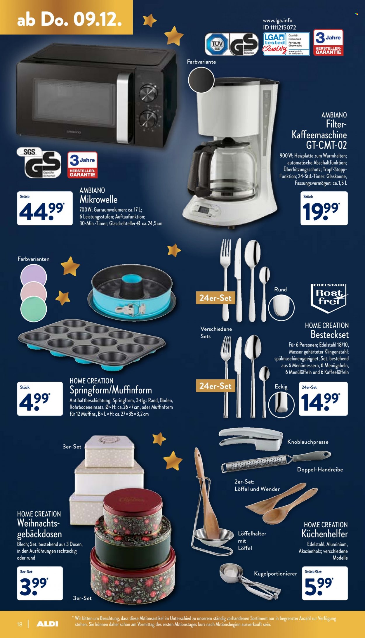 ALDI Nord Prospekte  - 6.12.2021 - 11.12.2021. Seite 18