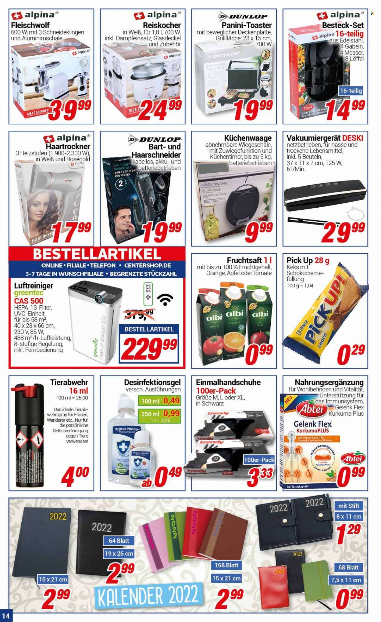 CENTERSHOP Prospekte  - 29.11.2021 - 4.12.2021. Seite 14
