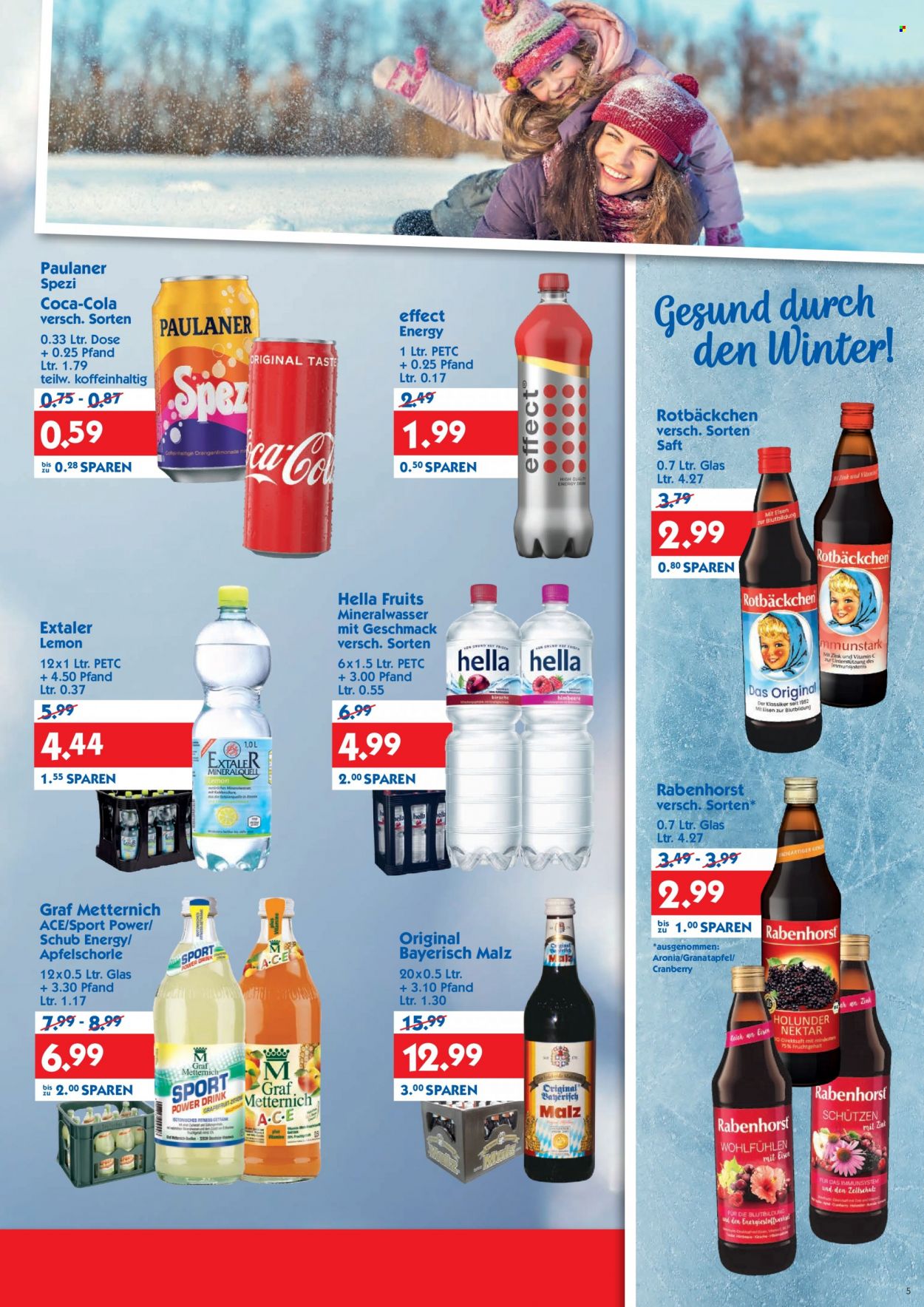 Hol'ab! Getränkemarkt Prospekte  - 29.11.2021 - 4.12.2021. Seite 5