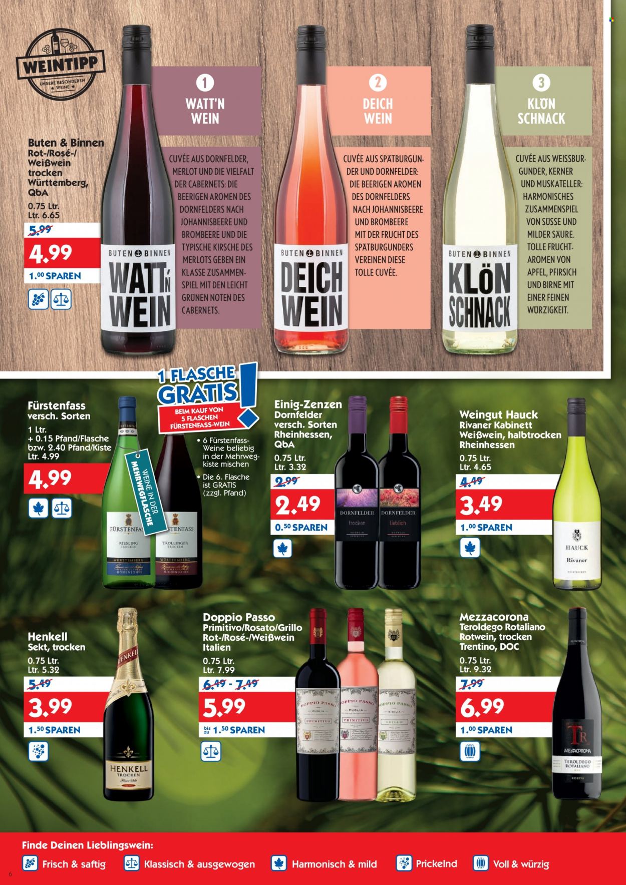 Hol'ab! Getränkemarkt Prospekte  - 29.11.2021 - 4.12.2021. Seite 6