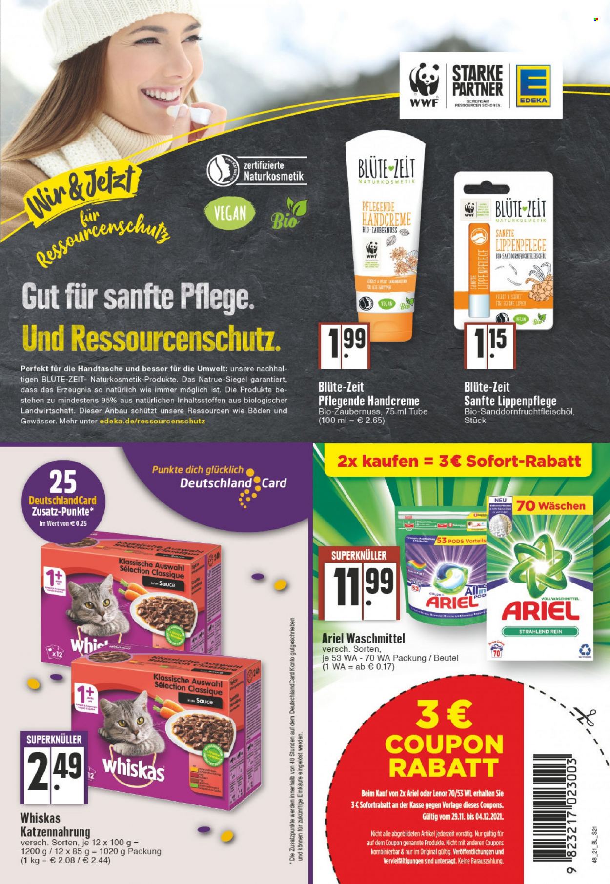 Edeka Prospekte  - 29.11.2021 - 4.12.2021. Seite 21