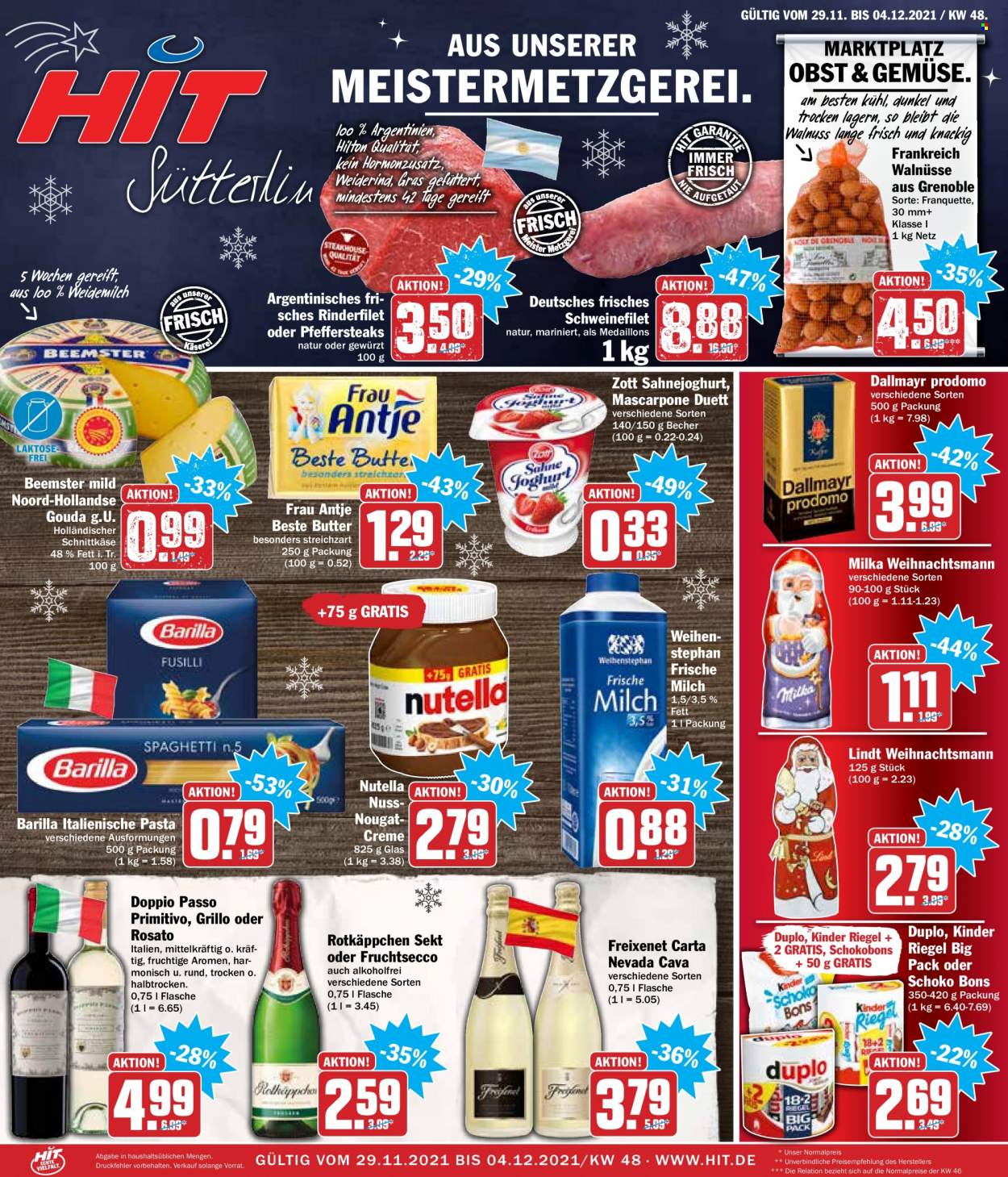 Hit Prospekte  - 29.11.2021 - 4.12.2021. Seite 1