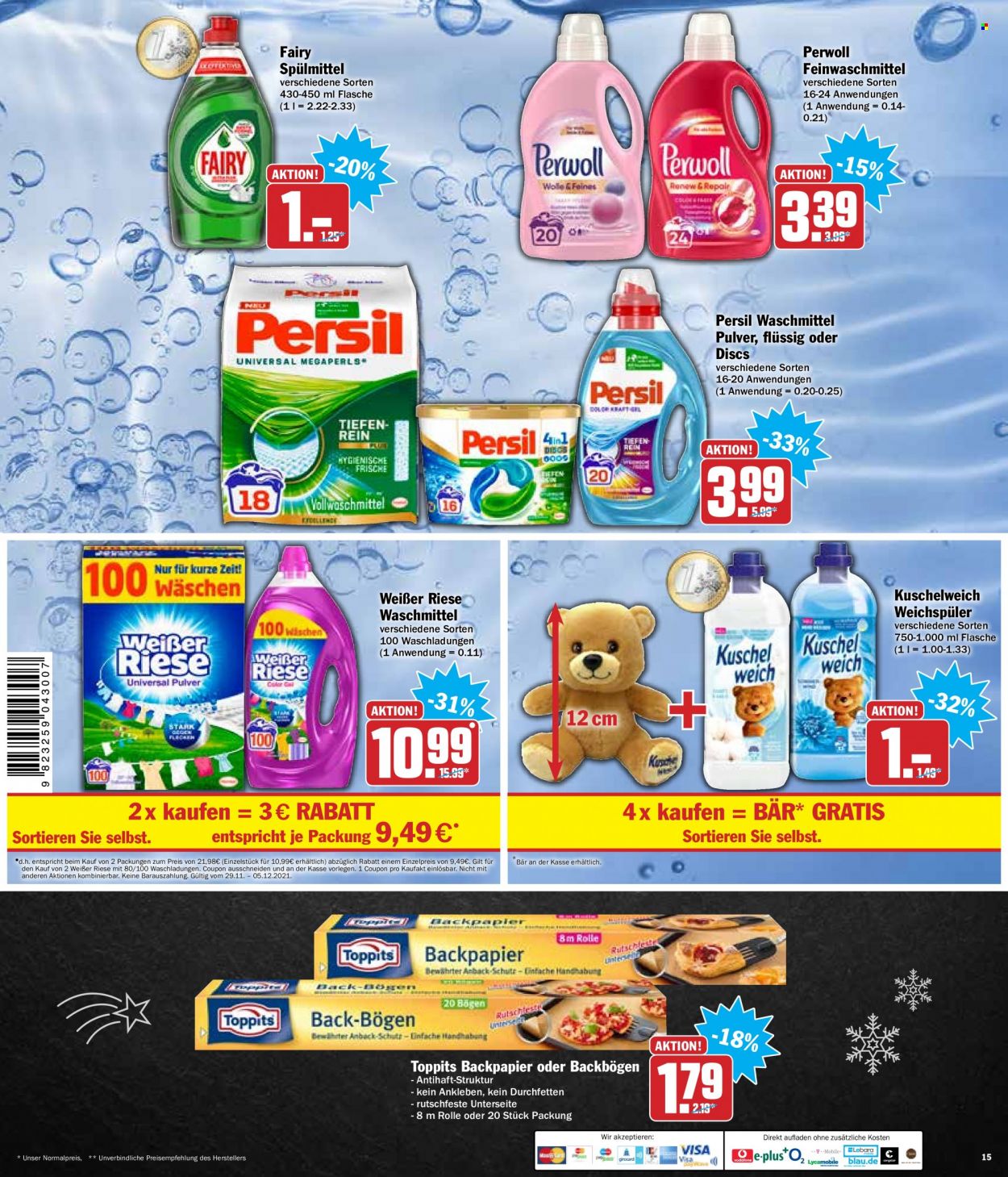 Hit Prospekte  - 29.11.2021 - 4.12.2021. Seite 15