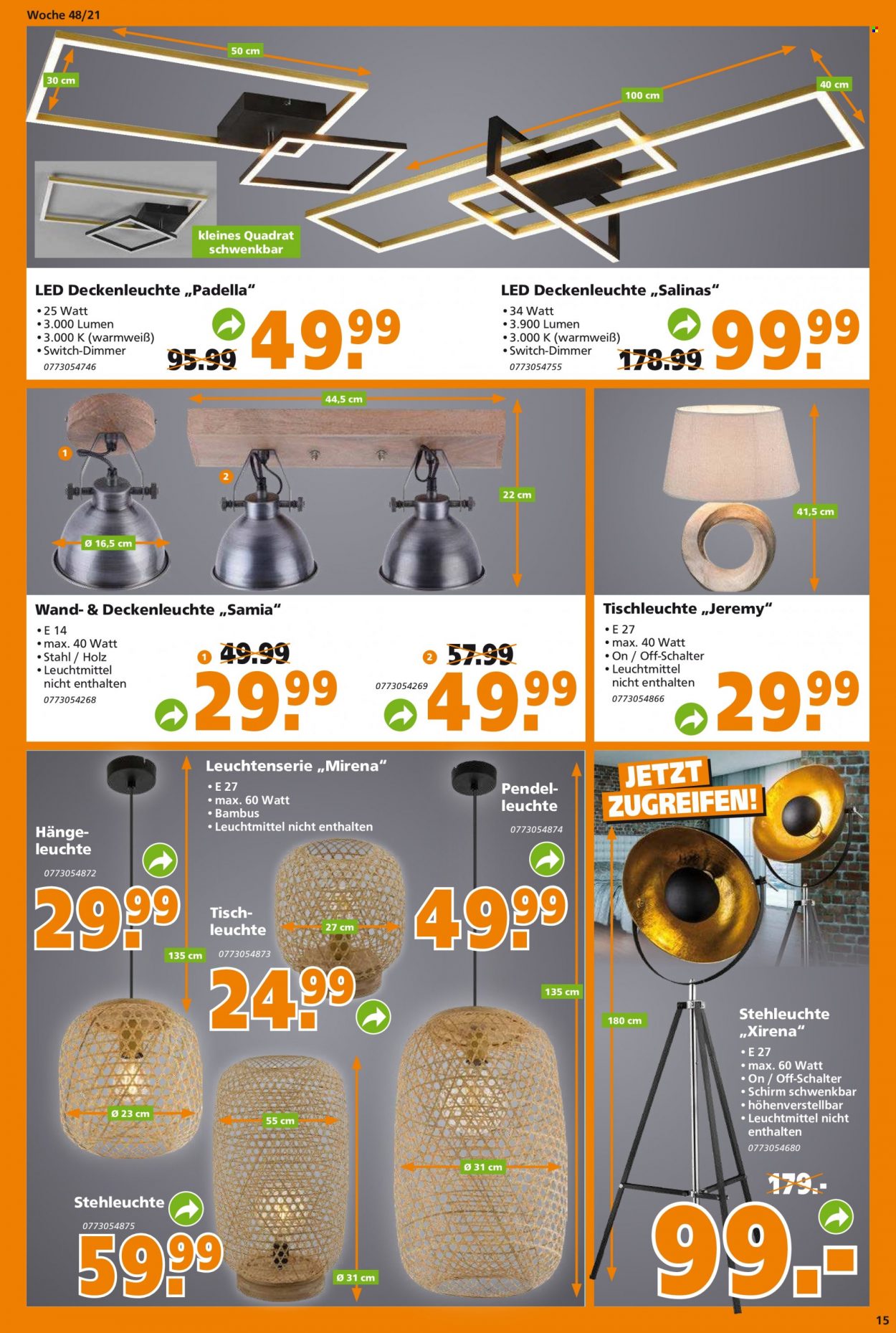Globus Baumarkt Prospekte  - 29.11.2021 - 4.12.2021. Seite 15