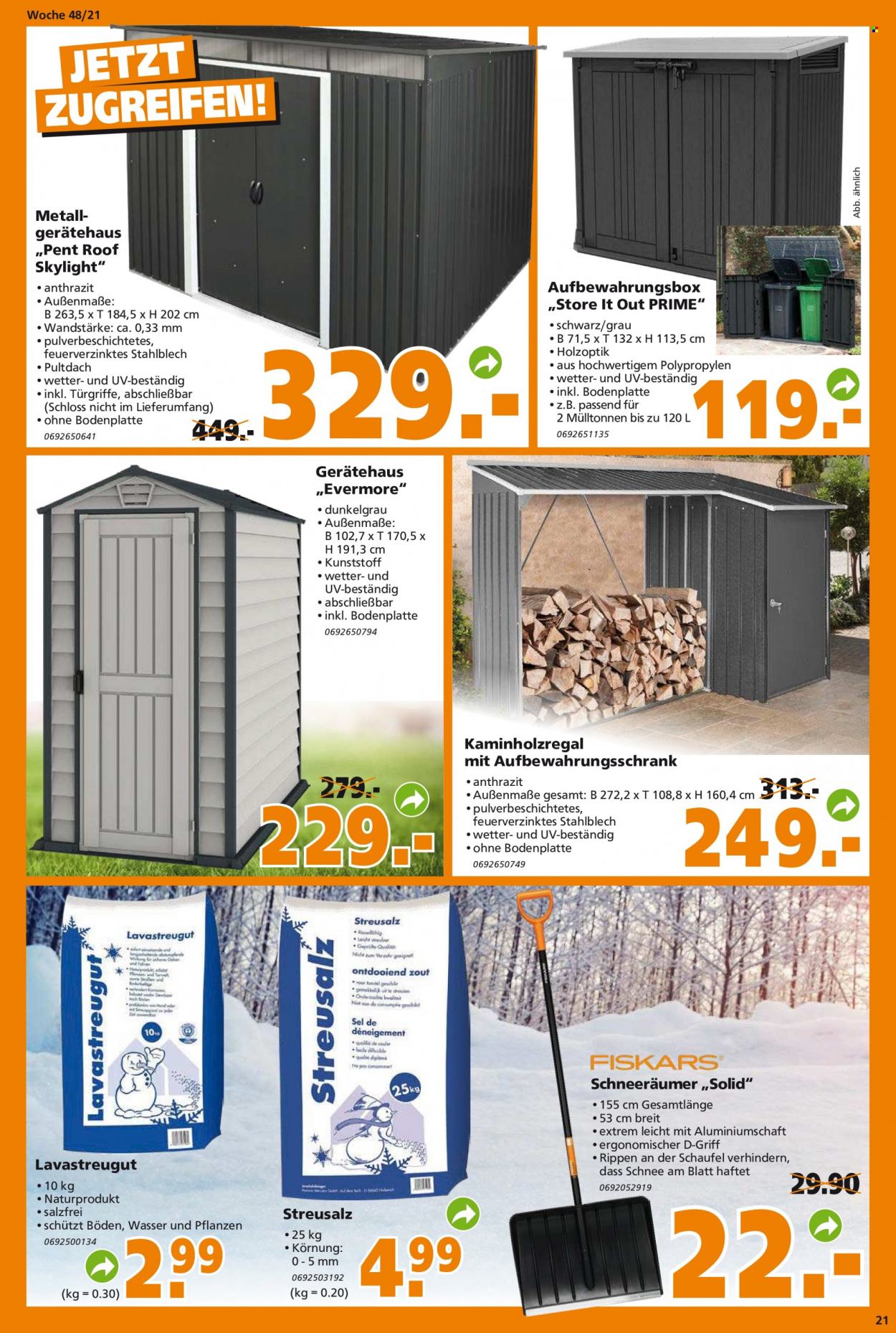 Globus Baumarkt Prospekte  - 29.11.2021 - 4.12.2021. Seite 21