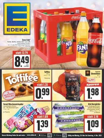 Prospekte Edeka - 29.11.2021 - 4.12.2021.