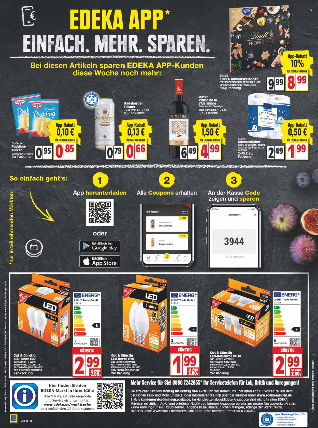 Edeka Prospekte  - 29.11.2021 - 4.12.2021. Seite 16