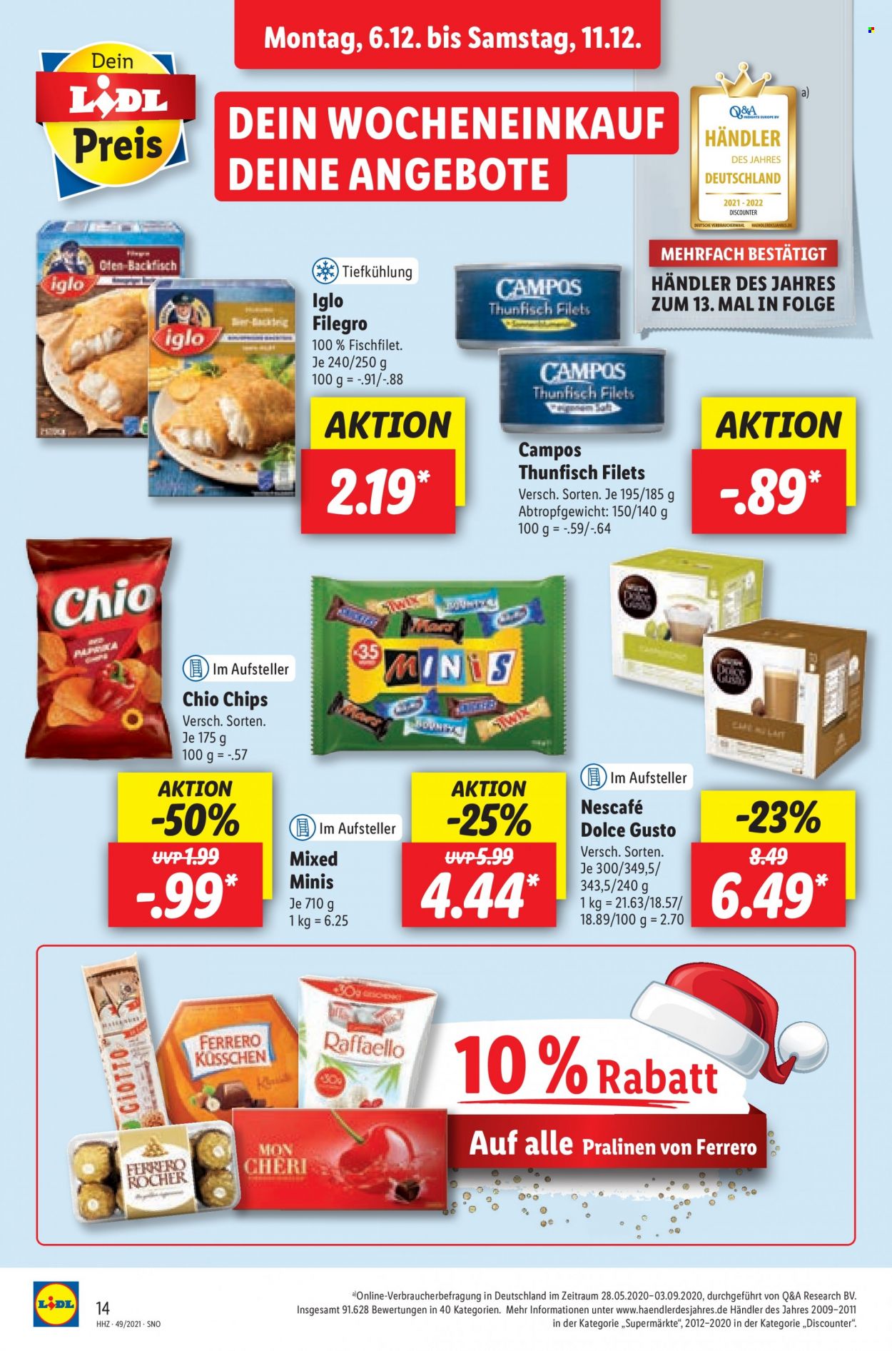 Lidl Prospekte  - 6.12.2021 - 11.12.2021. Seite 14