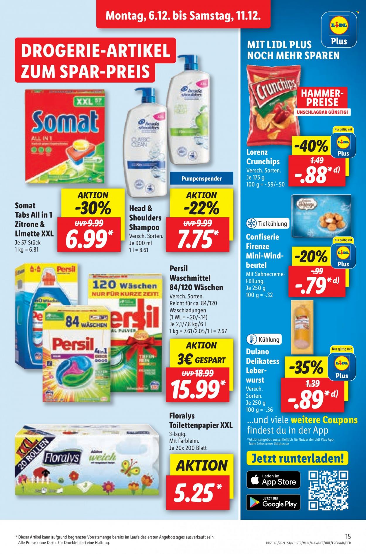 Lidl Prospekte  - 6.12.2021 - 11.12.2021. Seite 15