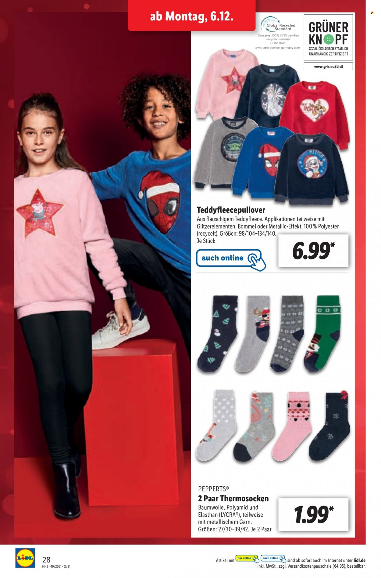 Lidl Prospekte  - 6.12.2021 - 11.12.2021. Seite 28